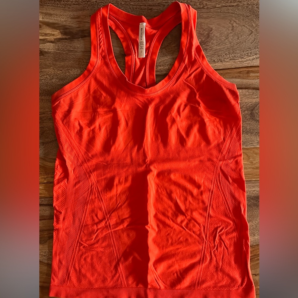 In motion workout tank